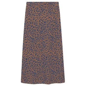 Dedicated Rib Skirt Kvarnvik Jupe f&uuml;r Damen | braun