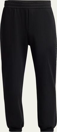 Moncler Mens Fleece Logo Sweatpants