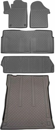 OEM Juego De Alfombrillas Para Coche Y Maletero Para Furgoneta Mercedes Clase V W447 (desde Octubre De 2014)
