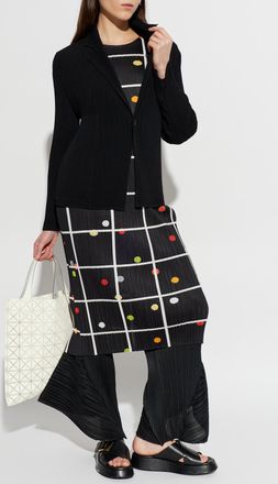 Issey Miyake Pleated Blazer, Womens, Black