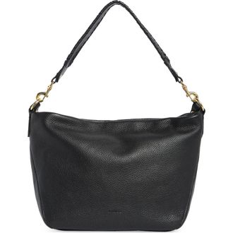 Aim&eacute;e Malta Leather Shoulder Bag in Black at Nordstrom Rack
