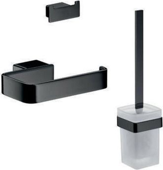 Emco Emco - Loft Juego Wc, Juego Escobilla, Portapapel, Gancho Doble