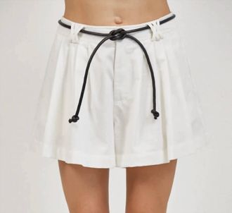 House of Dagmar Piper Short In White
