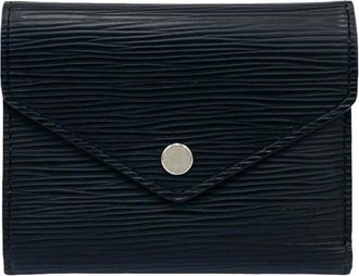 Louis Vuitton Black Epi Leather Wallet (Tri-Fold) (Pre-Owned)
