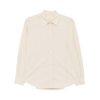 MC2 Saint Barth Shirts, female, Beige, Size: L Shirts