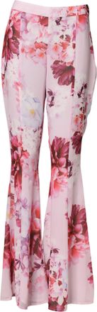 Guess Floral Fla High Waist Trouser Womens Pants (Pre-Owned)