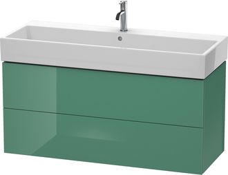 Duravit Duravit L-cube Mueble De Pared, 2 Cajones, 118,4 X 45,9 Cm, Para Vero Air 235012, Color: Jade Laca Alto Brillo - Lc627900303