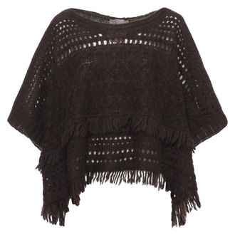 D.exterior Poncho in misto lana - - Jackets - Donna - Marrone - M