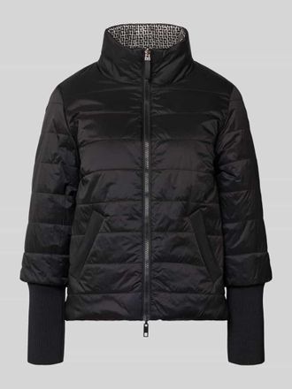 Betty Barclay Regular Fit Steppjacke mit Zweiwege-Rei&szlig;verschluss und Eingrifftaschen in Black, Gr&ouml;&szlig;e 46