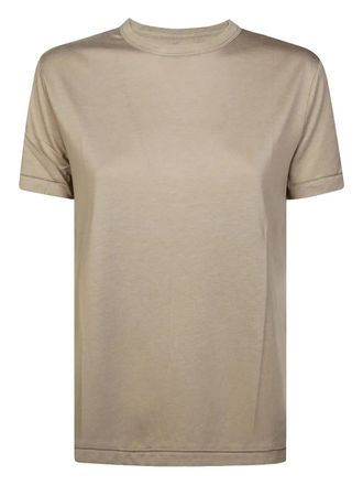 Majestic Filatures round neck short-sleeve t-shirt - women - Lyocell/Organic Cotton - 1 - Neutrals