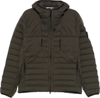 Stone Island Down Jassen - Heren - Winterjassen - Groen - L - Jassen