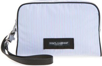 Dolce & Gabbana Stripe Poplin Bag in Multicolor Azzurro at Nordstrom