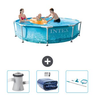 Intex Piscina Con Estructura Redonda - 305x76 Cm - 6-piezas Scb78