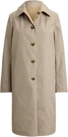 Ralph Lauren Single-Breasted Coat - Dames - Mantel - Beige - S - Jassen