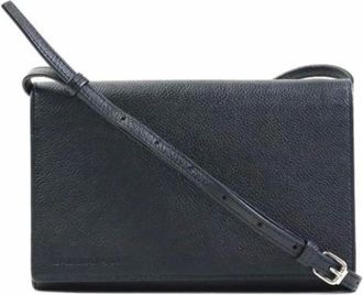 Balenciaga Pre-owned Cross Body Bags, female, Black, Size: ONE SIZE Pre-owned Leather balenciaga-bags