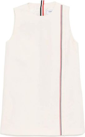 Thom Browne cotton dress - women - Cupro/Cotton - 38 - Neutrals