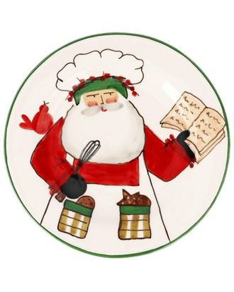 Vietri Vietri Old St. Nick 2025 Limited Edition Salad Plate With $8 Credit