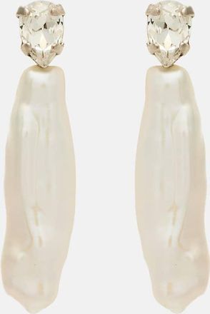 Simone Rocha Orecchini con cristalli e perle