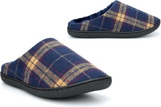 Generic Mens Slip On Slippers Size 6 Boys Slippers Size 12 Slip On Slipper Mens Mule Slipper Sizes 6-12 Navy 12 UK