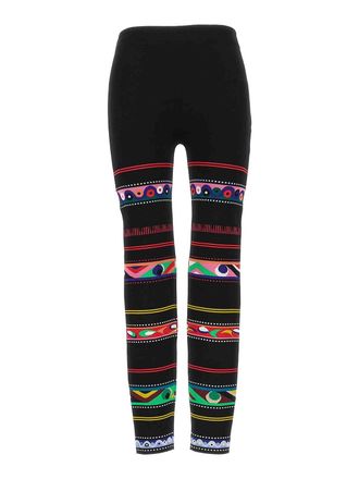 Emilio Pucci Jacquard patterned leggings