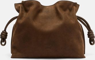 Loewe Clutch Flamenco Medium in suede