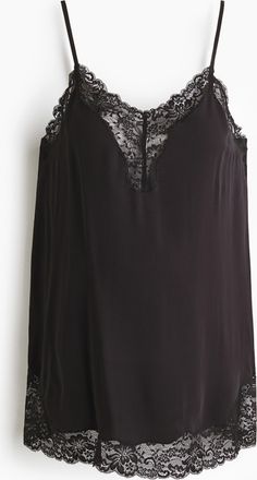 H&M MAMA Tr&auml;gertop mit Spitze - Schwarz