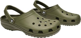 Crocs Unisex Classic Clog Green Synthetic Shoes Flat-shoes