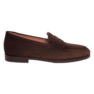 Santoni Dames, Schoenen, Bruin, Maat: 39 EU Leer