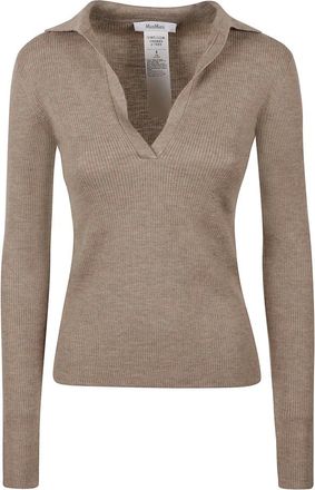 Max Mara Mxmangel - Knitwear - Mujer - Beige - L