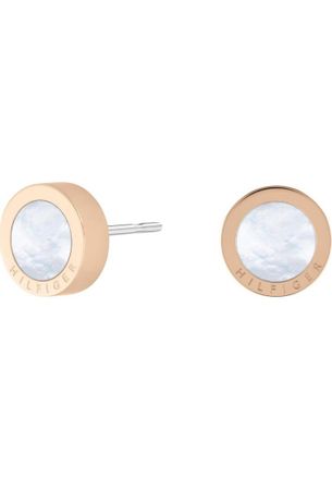 Tommy Hilfiger Womens 2780663 Ladies Earrings - Gold Stainless Steel - One Size