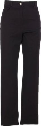 Patrizia Pepe Pantaloni con applicazione logo - Nero