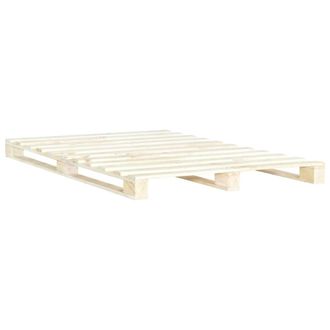 vidaXL Vidaxl - Estructura Cama Palets Sin Colch&oacute;n Madera Maciza Pino 160x200cm