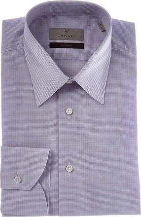 Canali Linen-Blend Dress Shirt