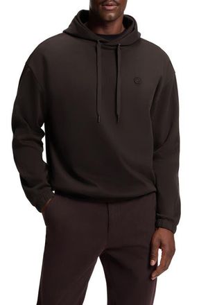 BOSS Stevens Cotton Pullover Hoodie in Dark Brown at Nordstrom, Size Xx-Large