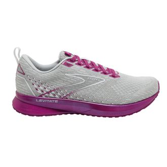 Brooks Brooks Levitate 5 Grey / Lavender / Baton Rouge 120357-1B-003 Womens