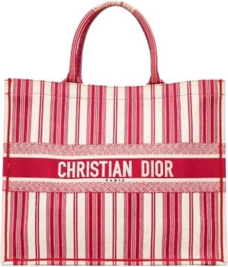 Dior Pre-owned Book Tote - Dames - Vintage Shopper - Rood - ONE Size - Vintage