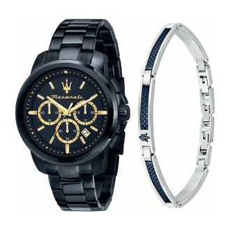 Maserati R8873621042 Successo Chronograph - Heren - Accessoires - Blauw - Maat: ONE Size