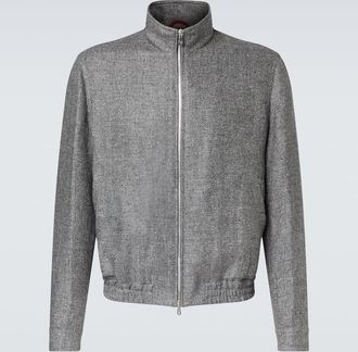 Brunello Cucinelli Giacca in seta, lino e lana