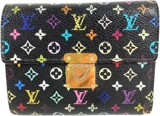 Louis Vuitton Pre-owned Wallets, female, Multicolor, Size: ONE SIZE Pre-owned Canvas Wallet