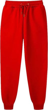 Generic Womens Joggers Casual Sweatpants UK Drawstring Elastic Waist Tracksuit Bottoms With Side Pockets Autumn Winter Cotton Cuffed Plain Athletic Trousers L