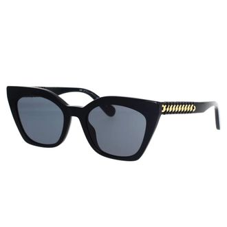 Stella McCartney Geometric Sunglasses with Dark Lenses