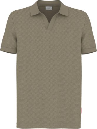 Joop Poloshirt JOOP JEANS Pono, Herren, Gr. XXL, medium beige, Jersey, Obermaterial: 80% Baumwolle, 15% Polyester, 5% Elasthan, unifarben, normal, Rippb&uuml;nd