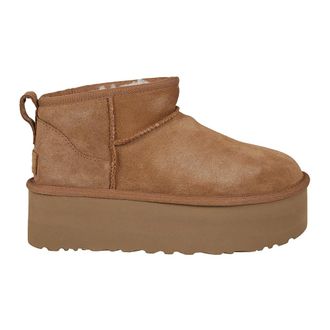 UGG Winter Boots, female, Brown, 6 UK, Classic Ultra Mini Platform