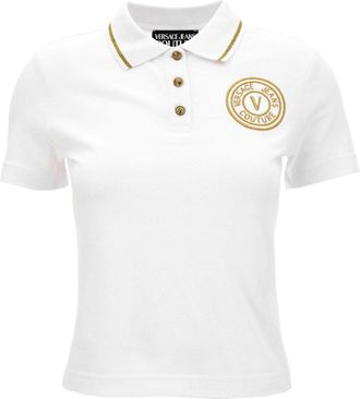 Versace T-shirts en Polos - Dames - Polos - Wit - 2XS - Tops