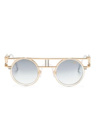 Cazal 6683 zonnebril met rond montuur - Goud