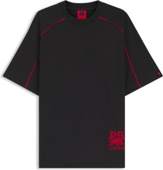HUGO BOSS x RB cotton-blend T-shirt with contrast piping