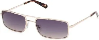 Guess Accessoires, Heren, Geel, ONE Size, Metal Frame Zonnebrillen