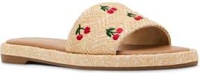 Madden Girl Addie Embroidered Slide Sandal in Cherries at Nordstrom Rack, Size 8.5