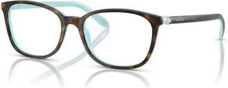 Tiffany & Co. 53mm Square optical glasses in Brown at Nordstrom