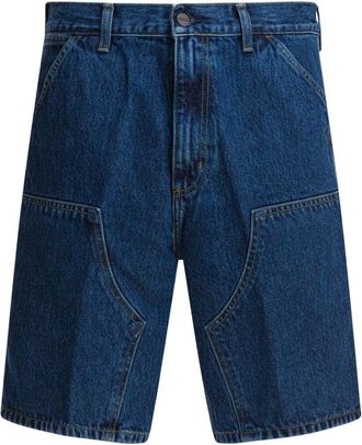 Carhartt Work in Progress Relaxed Fit Cargo Pants - Heren - Denim shorts - Blauw - W30 - Korte Broeken